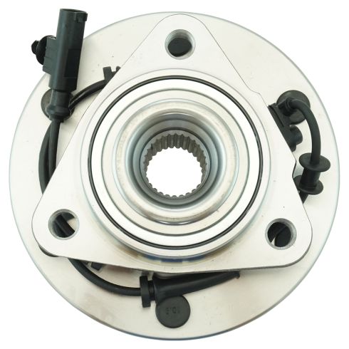 Nissan Armada Titan Front Driver & Passenger Side 2 Piece Wheel Bearing & Hub Assembly Set TRQ BHA85299