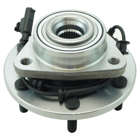 Nissan Armada Titan Front Driver & Passenger Side 2 Piece Wheel Bearing & Hub Assembly Set TRQ BHA85299