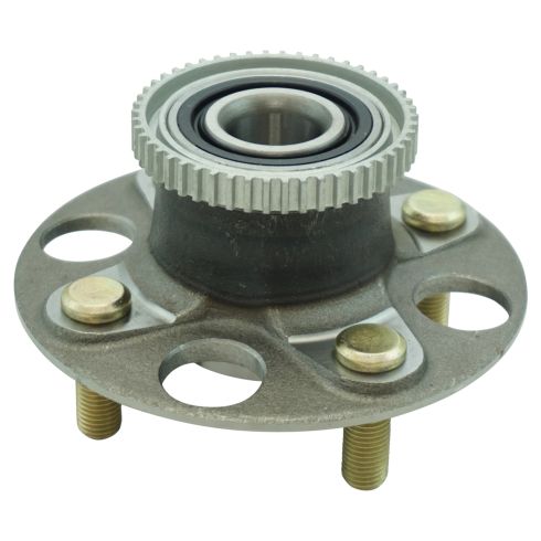 2000-06 Honda Insight Rear Driver & Passenger Side 2 Piece Wheel Bearing & Hub Assembly Set TRQ BHA65724