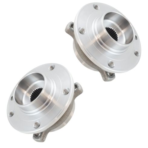2014-23 Jeep Cherokee without Off Road Package Front Driver & Passenger Side 2 Piece Wheel Bearing & Hub Assembly Set TRQ BHA52037