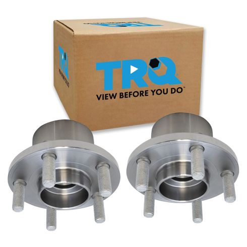 2008-15 Land Rover LR2 Front Driver & Passenger Side 2 Piece Wheel Bearing & Hub Assembly Set TRQ BHA51984