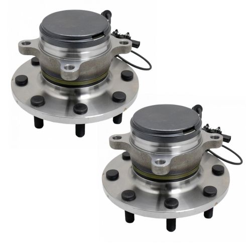 2012-21 Nissan NV 1500 NV 2500 NV 3500 Front Driver & Passenger Side 2 Piece Wheel Bearing & Hub Assembly Set TRQ BHA51994