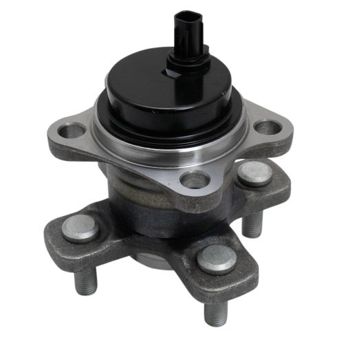 Scion iQ Rear Driver & Passenger Side 2 Piece Wheel Bearing & Hub Assembly Set TRQ BHA52002