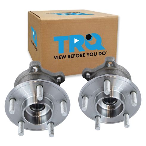 Ford Escape Lincoln MKC Rear Driver & Passenger Side 2 Piece Wheel Bearing & Hub Assembly Set TRQ BHA52119