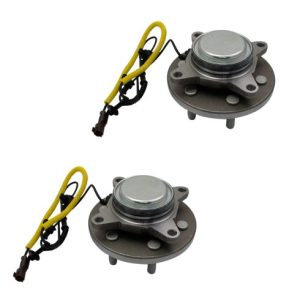 2018-20 Ford Lincoln Front Driver & Passenger Side 2 Piece Wheel Bearing & Hub Assembly Set TRQ BHA65560