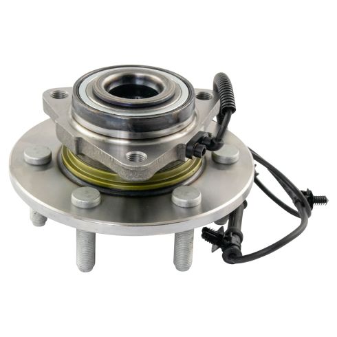 Ram 1500 Front Driver & Passenger Side 2 Piece Wheel Bearing & Hub Assembly Set TRQ BHA65562