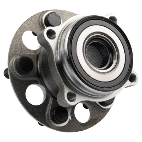 Honda Ridgeline Rear Driver & Passenger Side 2 Piece Wheel Bearing & Hub Assembly Set TRQ BHA65448