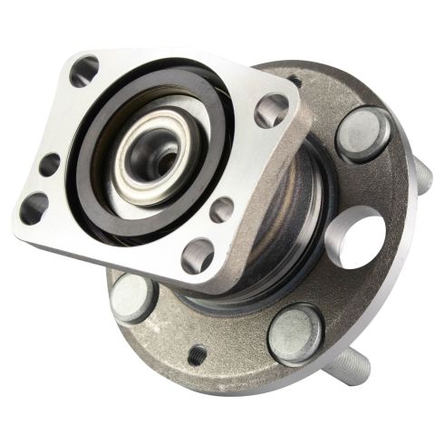 2011-14 Mazda 2 Rear Driver & Passenger Side 2 Piece Wheel Bearing & Hub Assembly Set TRQ BHA65533