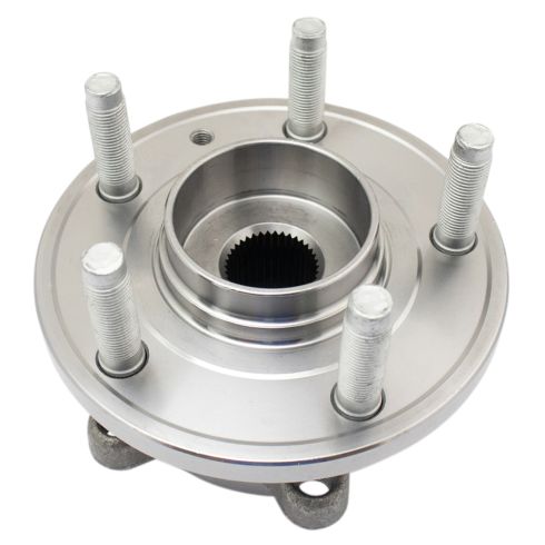 Ford Front Driver & Passenger Side 2 Piece Wheel Bearing & Hub Assembly Set TRQ BHA65655