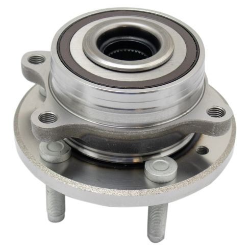 Ford Front Driver & Passenger Side 2 Piece Wheel Bearing & Hub Assembly Set TRQ BHA65655