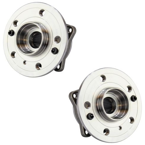 Mercedes Benz Front Driver & Passenger Side 2 Piece Wheel Bearing & Hub Assembly Set TRQ BHA65669