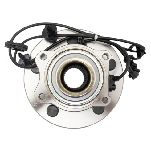 2007-08 Chrysler Pacifica All Wheel Drive Rear Driver & Passenger Side 2 Piece Wheel Bearing & Hub Assembly Set TRQ BHA71286