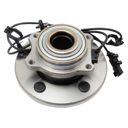 2007-08 Chrysler Pacifica All Wheel Drive Rear Driver & Passenger Side 2 Piece Wheel Bearing & Hub Assembly Set TRQ BHA71286