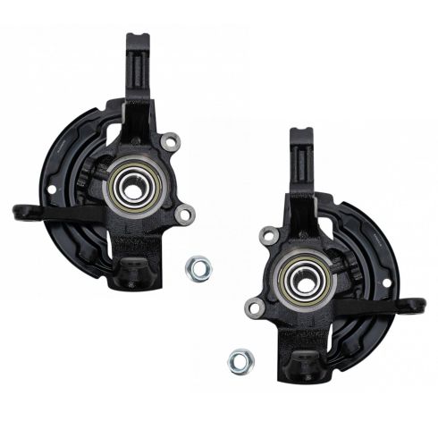Nissan Altima Front Driver & Passenger Side 2 Piece Steering Knuckle Assembly Set TRQ BHA34207