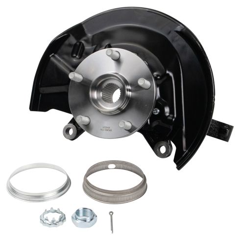1997-01 Toyota Camry V6 3.0L Front Driver & Passenger Side 2 Piece Steering Knuckle Assembly Set TRQ BHA34212