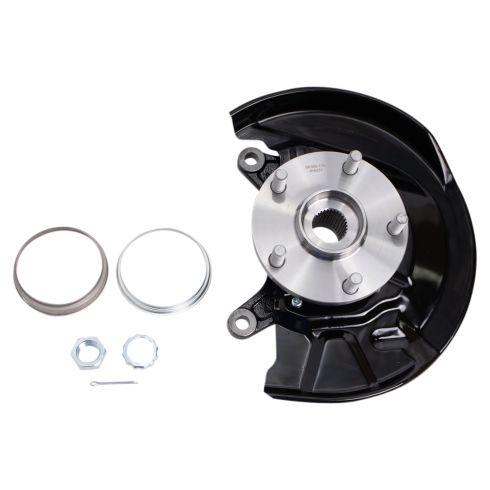1997-01 Toyota Camry V6 3.0L Front Driver & Passenger Side 2 Piece Steering Knuckle Assembly Set TRQ BHA34212