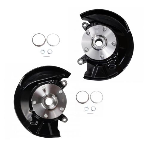 1997-01 Toyota Camry V6 3.0L Front Driver & Passenger Side 2 Piece Steering Knuckle Assembly Set TRQ BHA34212
