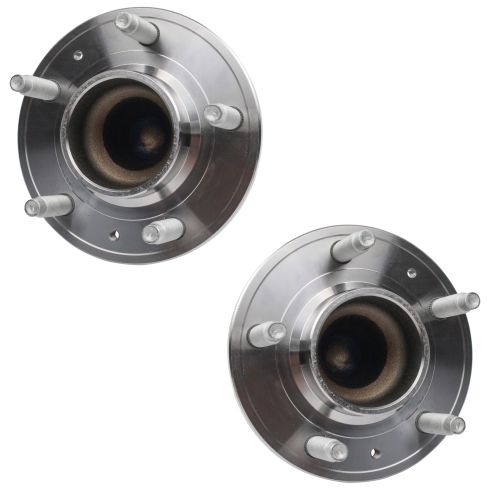 2018-22 Chevrolet Equinox GMC Terrain Rear Driver & Passenger Side 2 Piece Wheel Bearing & Hub Assembly Set TRQ BHA30365