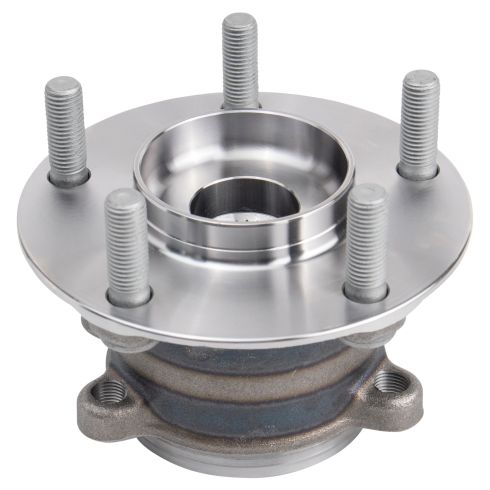 Mazda CX-9 Rear Driver & Passenger Side 2 Piece Wheel Bearing & Hub Assembly Set TRQ BHA30429