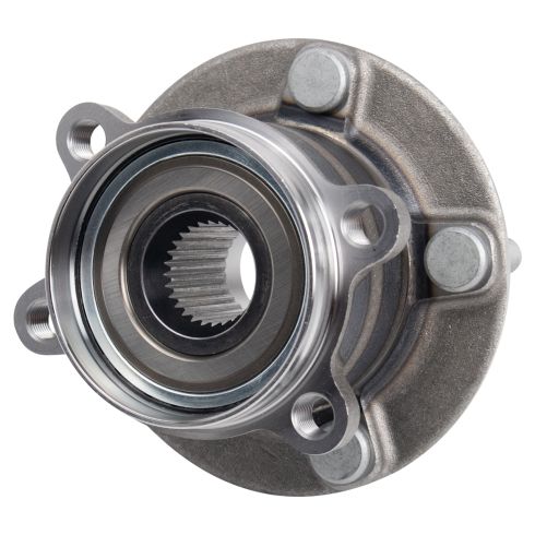 Mazda CX-9 Rear Driver & Passenger Side 2 Piece Wheel Bearing & Hub Assembly Set TRQ BHA30429