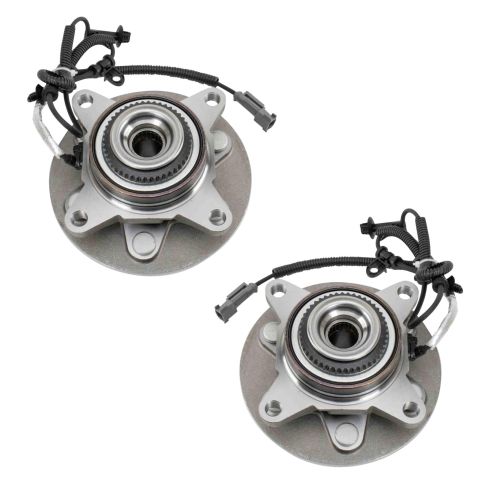 2018-20 Ford F150 Front Driver & Passenger Side 2 Piece Wheel Bearing & Hub Assembly Set TRQ BHA54729