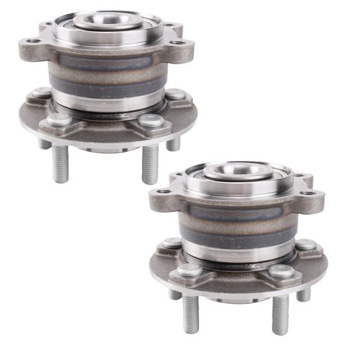 Ford Lincoln Rear Driver & Passenger Side 2 Piece Wheel Bearing & Hub Assembly Set - Image 4