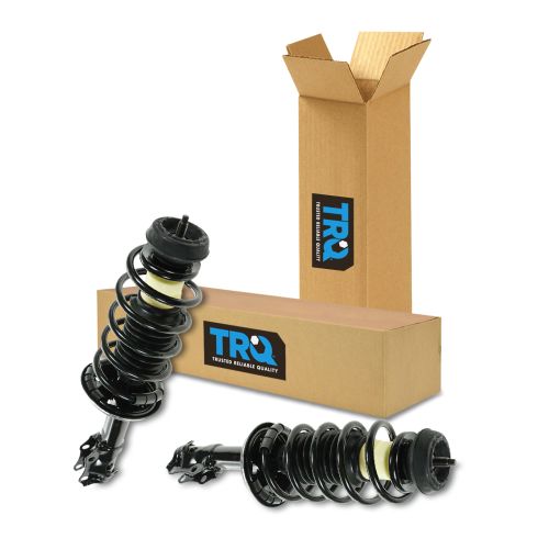 VW Golf Jetta Front Driver & Passenger Side 2 Piece Strut & Spring Assembly Set TRQ SCA56959