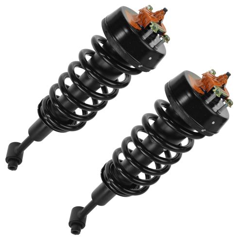 2004-05 Ford Explorer Mercury Mountaineer Front Driver & Passenger Side 2 Piece Strut & Spring Assembly Set TRQ SCA56999