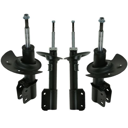 Chevrolet Buick Pontiac Front & Rear 4 Piece Strut Assembly Set TRQ SBA56725
