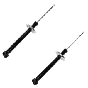 VW Cabrio Corrado Golf Jetta Rear Driver & Passenger Side 2 Piece Shock Absorber Set TRQ SBA60165