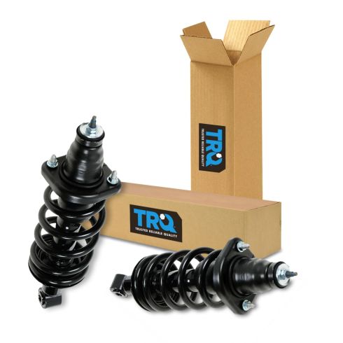 2002-06 Honda CR-V Rear Driver & Passenger Side 2 Piece Shock & Spring Assembly Set TRQ SCA57033