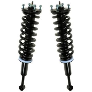 Toyota Tundra Front Driver & Passenger Side 2 Piece Strut & Spring Assembly Set TRQ SCA57062