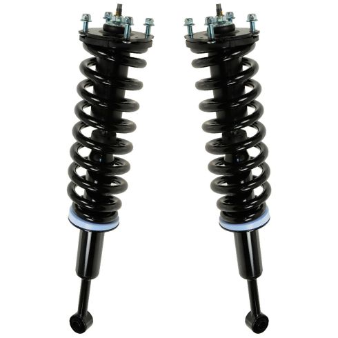 Toyota Tundra Front Driver & Passenger Side 2 Piece Strut & Spring Assembly Set TRQ SCA57062