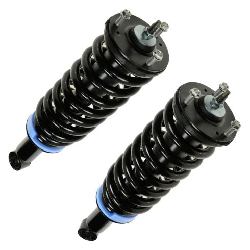2001-07 Toyota Sequoia without Self Leveling Suspension Front Driver & Passenger Side 2 Piece Strut & Spring Assembly Set TRQ SCA57063