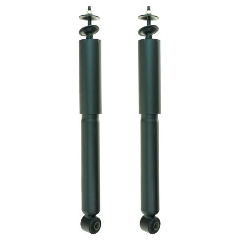 Chevrolet Pontiac Saturn Rear Driver & Passenger Side 2 Piece Shock Absorber Set TRQ SBA60280