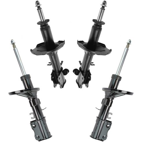Kia Spectra Front & Rear 4 Piece Strut Assembly Set DIY Solutions SHO04472