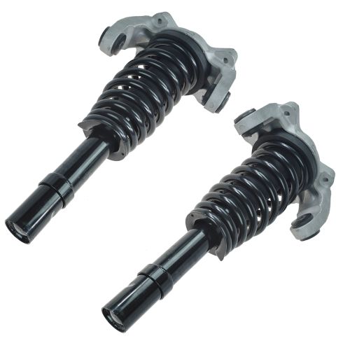 Dodge Chrysler Plymouth Front Driver & Passenger Side 2 Piece Strut & Spring Assembly Set TRQ SCA57106