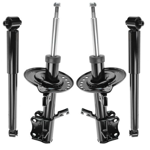 2007-12 Nissan Sentra Front & Rear 4 Piece Shock & Strut Kit TRQ SBA58197