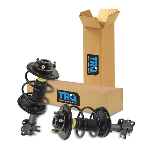 2004-08 Nissan Maxima Front Driver & Passenger Side 2 Piece Strut & Spring Assembly Set TRQ SCA57139