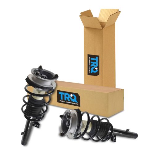 BMW Front Driver & Passenger Side 2 Piece Strut & Spring Assembly Set TRQ SCA57146