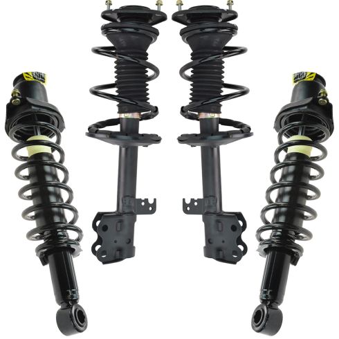 2004-09 Toyota Prius Front & Rear 4 Piece Strut & Spring Assembly Set TRQ SCA57159