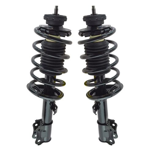 Chevrolet Aveo Aveo 5 Pontiac G3 Front Driver & Passenger Side 2 Piece Strut & Spring Assembly Set TRQ SCA57195