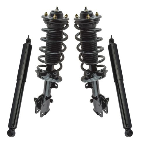 2008-10 Honda Odyssey Front & Rear 4 Piece Complete Strut Assembly & Shock Absorber Kit TRQ SKA60980