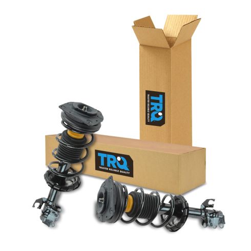 Nissan Cube Versa Front Driver & Passenger Side 2 Piece Strut & Spring Assembly Set TRQ SCA57198