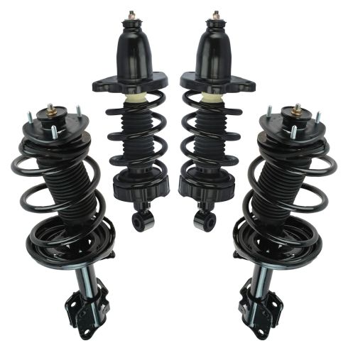 2006-14 Honda Ridgeline Front & Rear 4 Piece Strut & Spring Assembly Set TRQ SCA57225