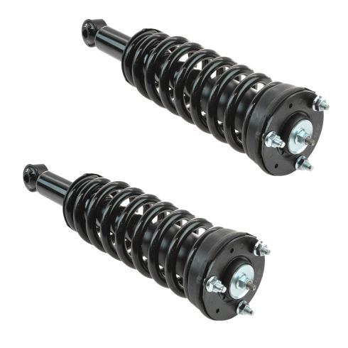 2004-12 Chevrolet Colorado GMC Canyon Front Driver & Passenger Side 2 Piece Strut & Spring Assembly Set TRQ SCA57233