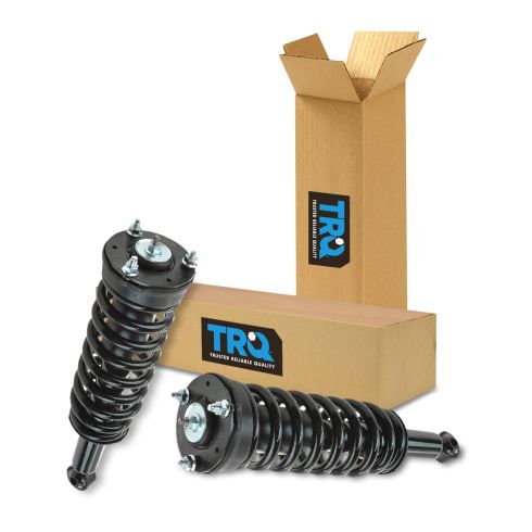 2004-12 Chevrolet Colorado GMC Canyon Front Driver & Passenger Side 2 Piece Strut & Spring Assembly Set TRQ SCA57233