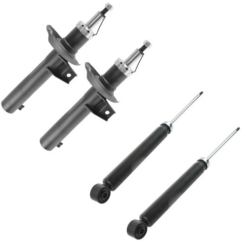 VW CC Golf Jetta Passat Rabbit 4 Piece Shock & Strut Kit TRQ SKA60999
