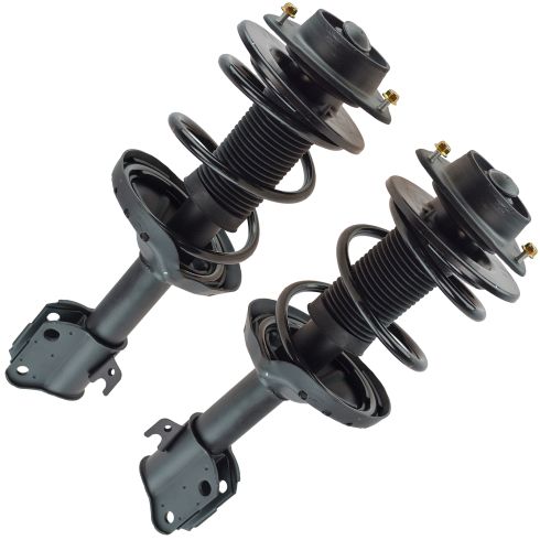 Subaru Impreza Front Driver & Passenger Side 2 Piece Strut & Spring Assembly Set TRQ SCA57240