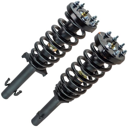 2008-12 Honda Accord L4 2.4L Front Driver & Passenger Side 2 Piece Strut & Spring Assembly Set TRQ SCA57245